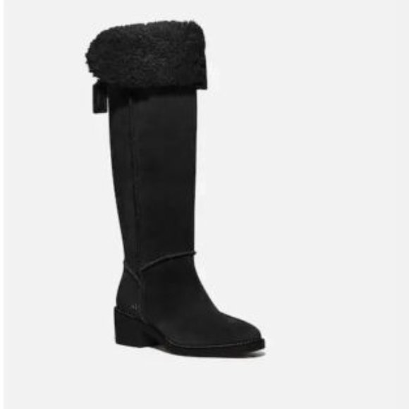 Coach Janelle Boots Black Size 7